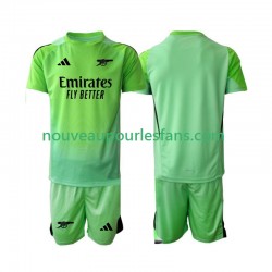 Maillot Arsenal Gardien Enfant Tenue Extérieur 2025-2026 Manche Courte