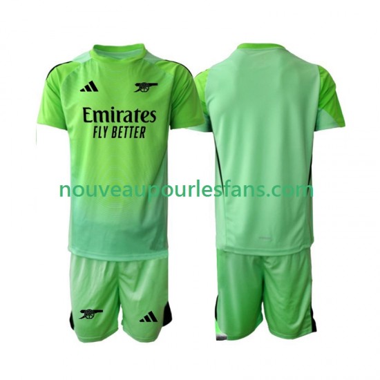 Maillot Arsenal Gardien Enfant Tenue Extérieur 2025-2026 Manche Courte
