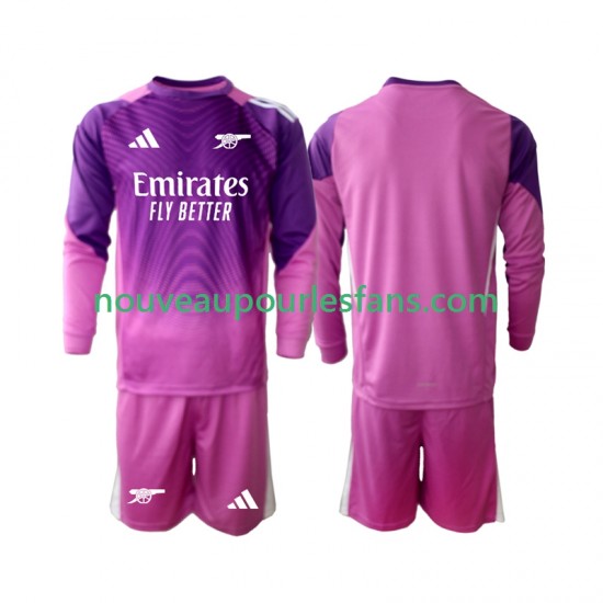 Maillot Arsenal Gardien Enfant Tenue 3ème 2025-2026 Manche Longue