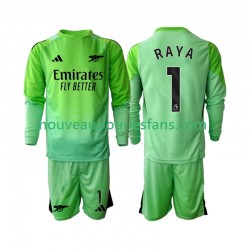 Maillot Arsenal Raya 1 Gardien Enfant Tenue Extérieur 2025-2026 Manche Longue