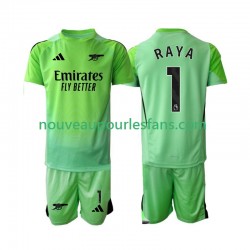 Maillot Arsenal Raya 1 Gardien Enfant Tenue Extérieur 2025-2026 Manche Courte