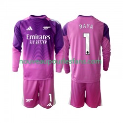 Maillot Arsenal Raya 1 Gardien Enfant Tenue 3ème 2025-2026 Manche Longue