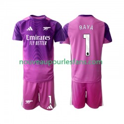 Maillot Arsenal Raya 1 Gardien Enfant Tenue 3ème 2025-2026 Manche Courte