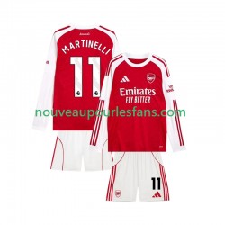 Maillot Arsenal Martin Zubimendi 11 Enfant Tenue Domicile 2025-2026 Manche Courte