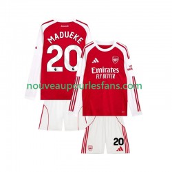 Maillot Arsenal Noni Madueke 20 Enfant Tenue Domicile 2025-2026 Manche Longue