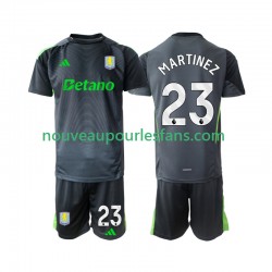Maillot Aston Villa Emiliano Martinez 23 Gardien Enfant Tenue Domicile 2025-2026 Manche Courte