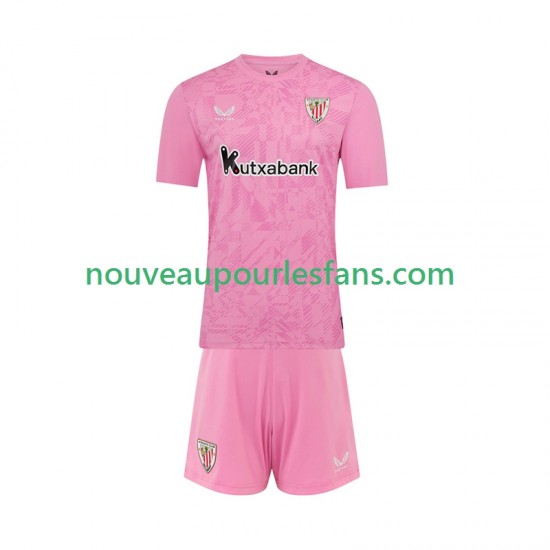 Maillot Athletic Bilbao Gardien Enfant Tenue Extérieur 2025-2026 Manche Courte