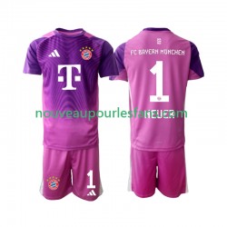 Maillot Bayern Munich Manuel Neuer 1 Gardien Enfant Tenue 4ème 2025-2026 Manche Courte
