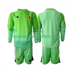 Maillot Belgique Gardien Enfant Tenue Domicile 2025 Manche Longue