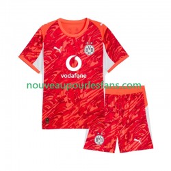 Maillot Borussia Dortmund Gardien Enfant Tenue Extérieur 2025-2026 Manche Courte