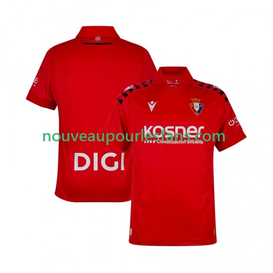 Maillot CA Osasuna Homme Tenue Domicile 2025-2026 Manche Courte