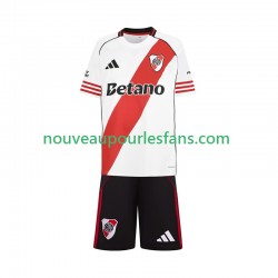 Maillot CA River Plate Enfant Tenue Domicile 2025-2026 Manche Courte