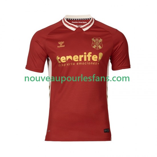 Maillot CD Tenerife CWC Homme Tenue Extérieur 2025-2026 Manche Courte