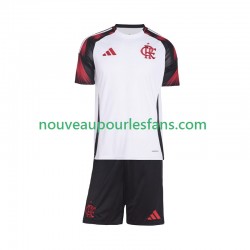 Maillot CR Flamengo Enfant Tenue Extérieur 2025-2026 Manche Courte