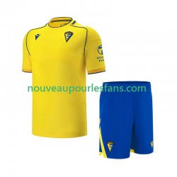 Maillot Cádiz CF Enfant Tenue Domicile 2025-2026 Manche Courte