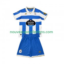 Maillot Deportivo La Coruna Enfant Tenue Domicile 2025-2026 Manche Courte