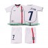 Maillot Angleterre BECKHAM 7 Rétro Enfant Tenue Domicile 2002 Manche Courte