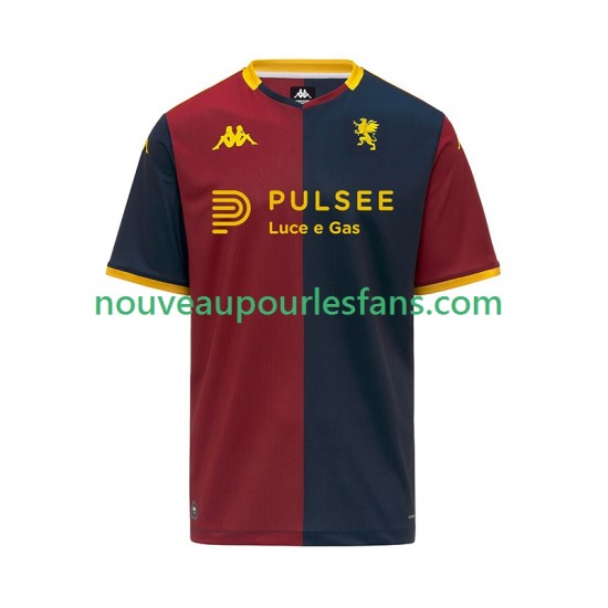 Maillot Genoa Homme Tenue Domicile 2025-2026 Manche Courte