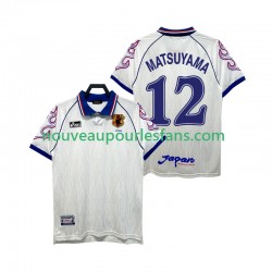 Maillot Japon MATSUYAMA 12 Rétro Homme Tenue Extérieur 1998 Manche Courte