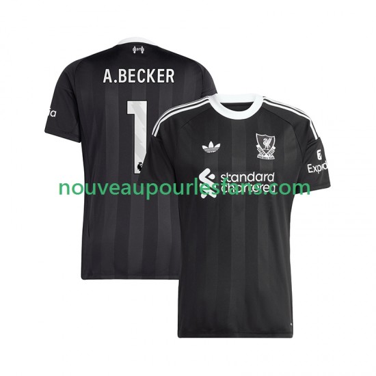 Maillot Liverpool Alisson Becker 1 Gardien Homme Tenue 4ème 2025-2026 Manche Courte