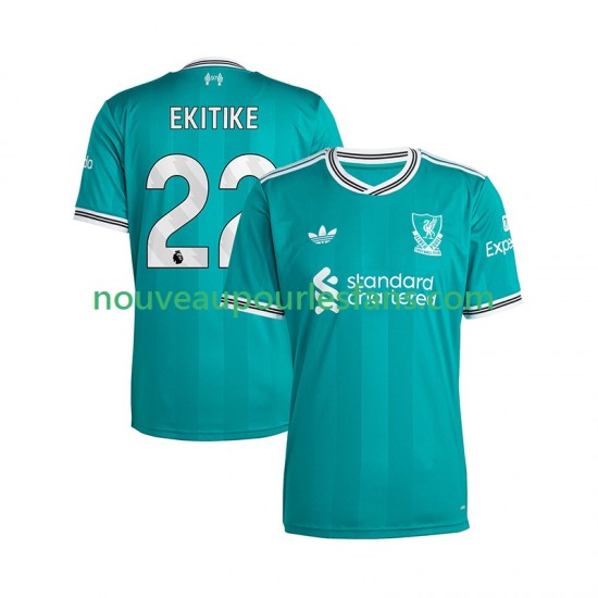 Maillot Liverpool Hugo Ekitike 22 Homme Tenue 3ème 2025-2026 Manche Courte