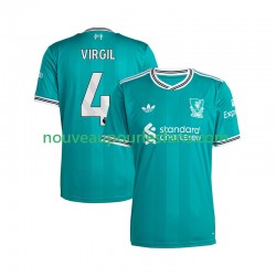 Maillot Liverpool Virgil van Dijk 4 Homme Tenue 3ème 2025-2026 Manche Courte