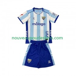 Maillot Málaga CF Enfant Tenue Domicile 2025-2026 Manche Courte
