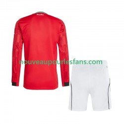 Maillot Manchester United Enfant Tenue Domicile 2025-2026 Manche Longue