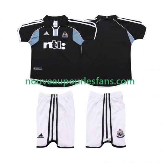 Maillot Newcastle United 2000 2001 Rétro Enfant Tenue Extérieur Manche Courte