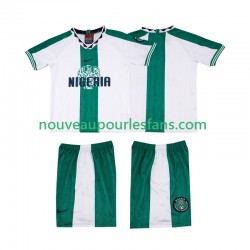 Maillot Nigeria 1996 Rétro Enfant Tenue Extérieur Manche Courte