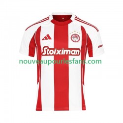 Maillot Olympiacos Homme Tenue Domicile 2025-2026 Manche Courte