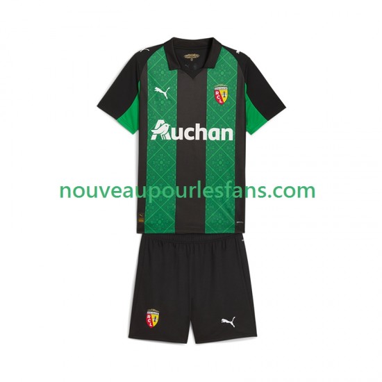 Maillot RC Lens Enfant Tenue Extérieur 2025-2026 Manche Courte