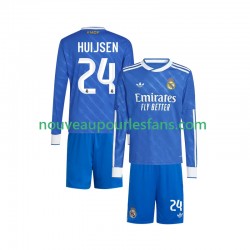 Maillot Real Madrid Huijsen 24 Enfant Tenue 3ème 2025-2026 Manche Longue