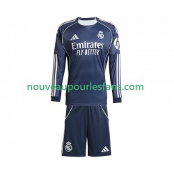 Maillot Real Madrid Enfant Tenue Extérieur 2025-2026 Manche Longue