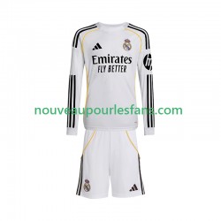Maillot Real Madrid Enfant Tenue Domicile 2025-2026 Manche Longue