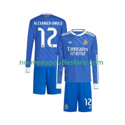 Maillot Real Madrid Trent Alexander-Arnold 12 Enfant Tenue 3ème 2025-2026 Manche Longue