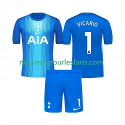 Maillot Tottenham Hotspur Guglielmo Vicario 1 Gardien Enfant Tenue Extérieur 2025-2026 Manche Courte