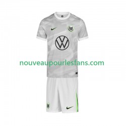 Maillot VfL Wolfsburg Enfant Tenue Extérieur 2025-2026 Manche Courte
