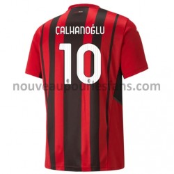 Maillot AC Milan Hakan Calhanoglu 10 Tenue Domicile 2021-2022 Manche Courte