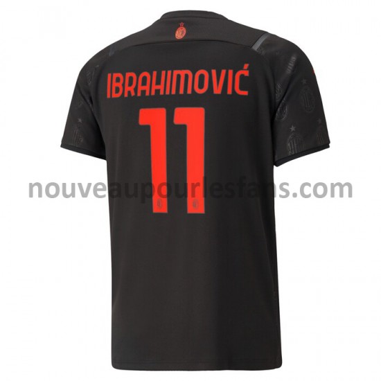Maillot AC Milan Ibrahimovic 11 Tenue 3ème 2021-2022 Manche Courte