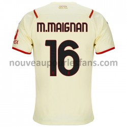 Maillot AC Milan Mike Maignan 16 Tenue Extérieur 2021-2022 Manche Courte