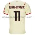 Maillot AC Milan Zlatan Ibrahimovic 11 Tenue Extérieur 2021-2022 Manche Courte