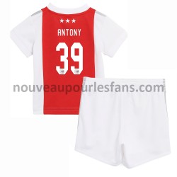 Maillot Ajax Amsterdam Antony 39 Enfant Tenue Domicile 2021-2022 Manche Courte
