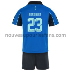 Maillot Ajax Amsterdam Steven Berghuis 23 Enfant Tenue Extérieur 2021-2022 Manche Courte