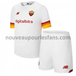 Maillot AS Rome Enfant Tenue Extérieur 2021-2022 Manche Courte