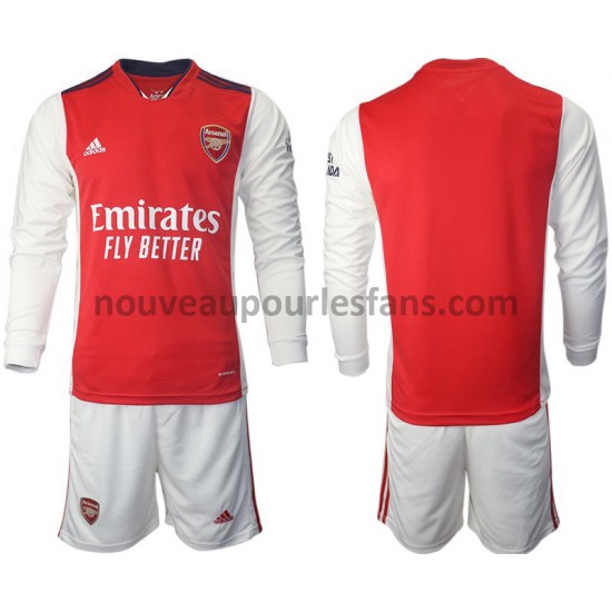 Maillot Arsenal Enfant Tenue Domicile 2021-2022 Manche Longue