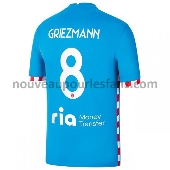 Maillot Atlético Madrid Antoine Griezmann 8 Tenue 4ème 2021-2022 Manche Courte