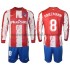 Maillot Atlético Madrid GRIEZMANN 8 Enfant Tenue Domicile 2021-2022 Manche Longue