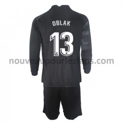 Maillot Atlético Madrid Gardien Jan Oblak 13 Enfant Tenue Extérieur 2021-2022 Manche Longue
