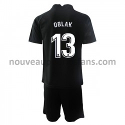 Maillot Atlético Madrid Gardien Jan Oblak 13 Enfant Tenue Extérieur 2021-2022 Manche Courte